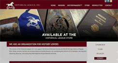 Desktop Screenshot of historicalleague.org