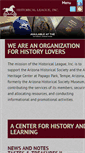 Mobile Screenshot of historicalleague.org